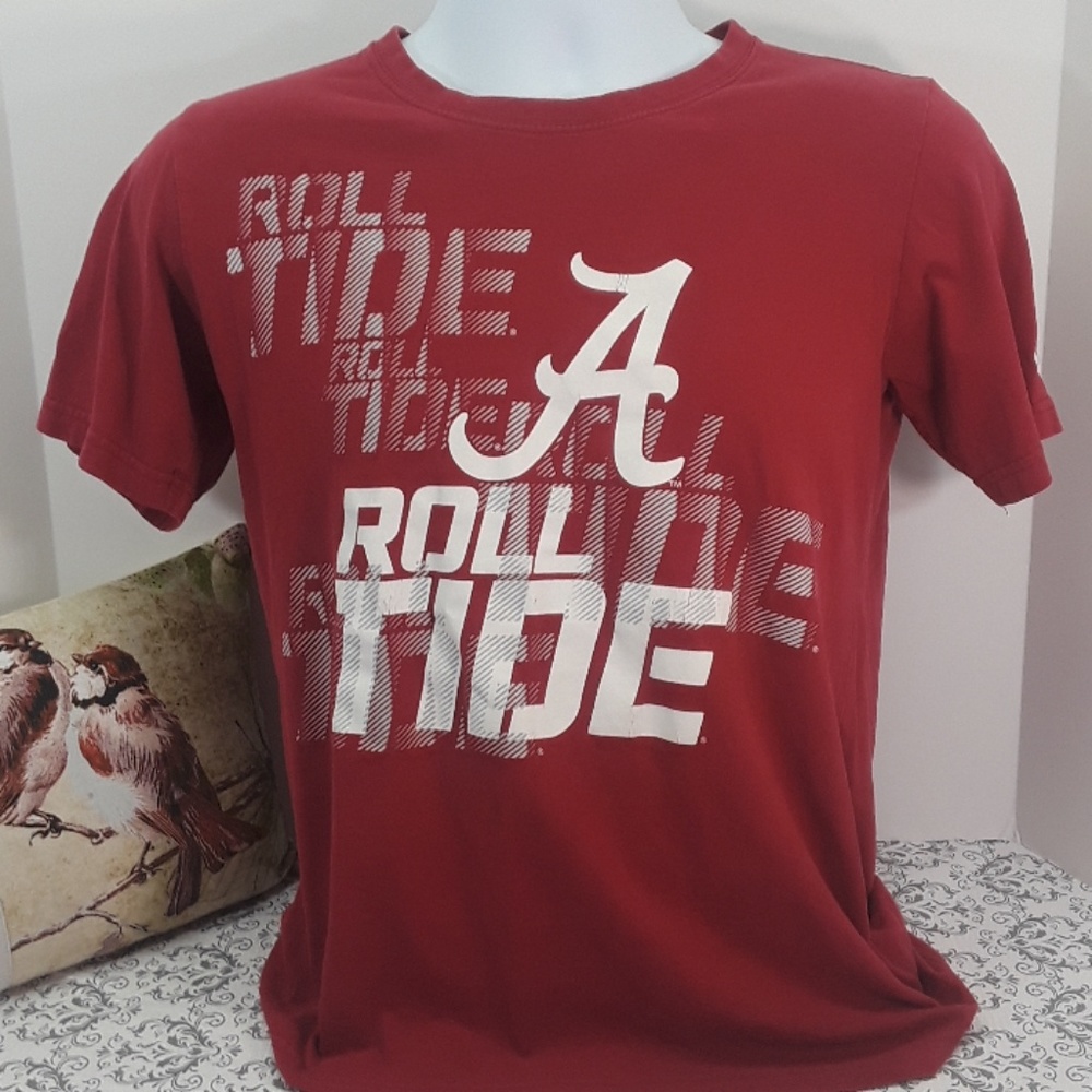 Vintage Alabama Roll Tide Youth T Large #0015